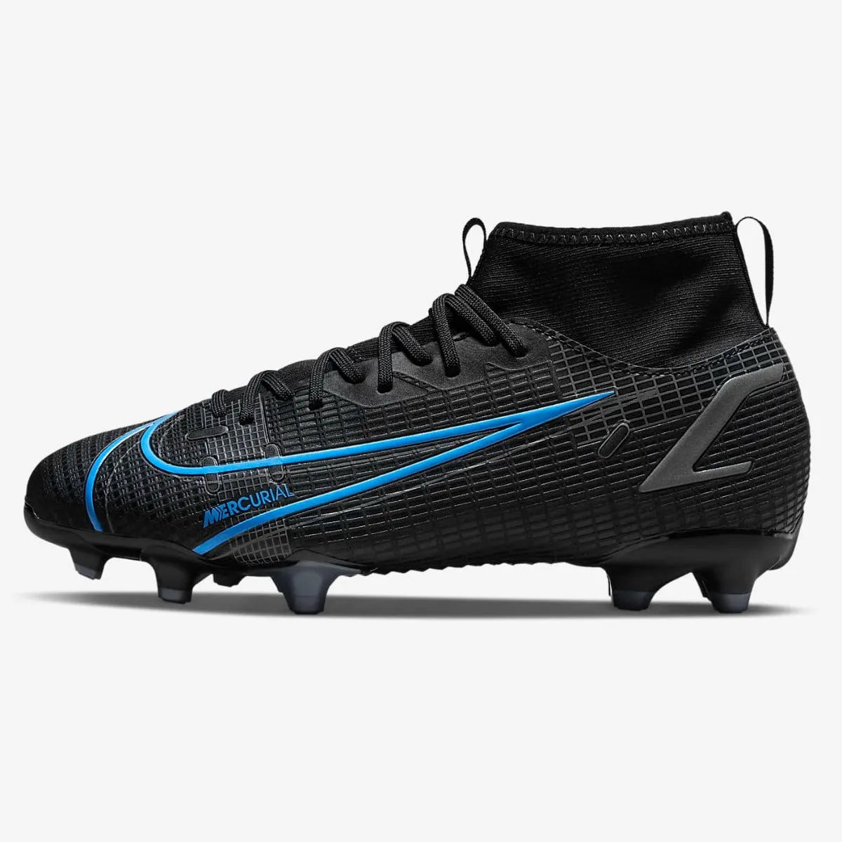 Nike JR Superfly 8 Academy FG-MG - Black-Blue (Side 1)