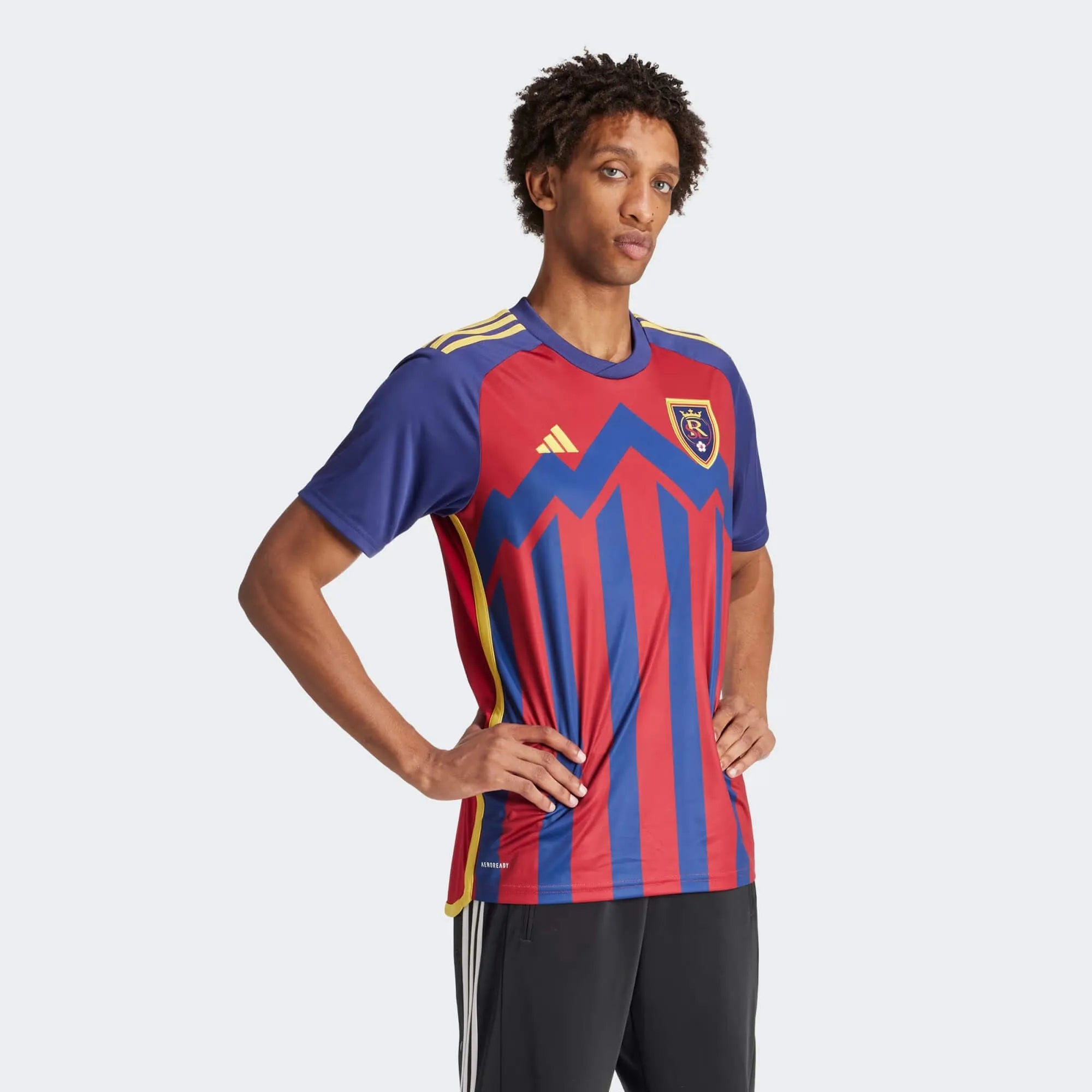 adidas 2024-25 Real Salt Lake Men's Stadium Home Jersey (Model - Front)