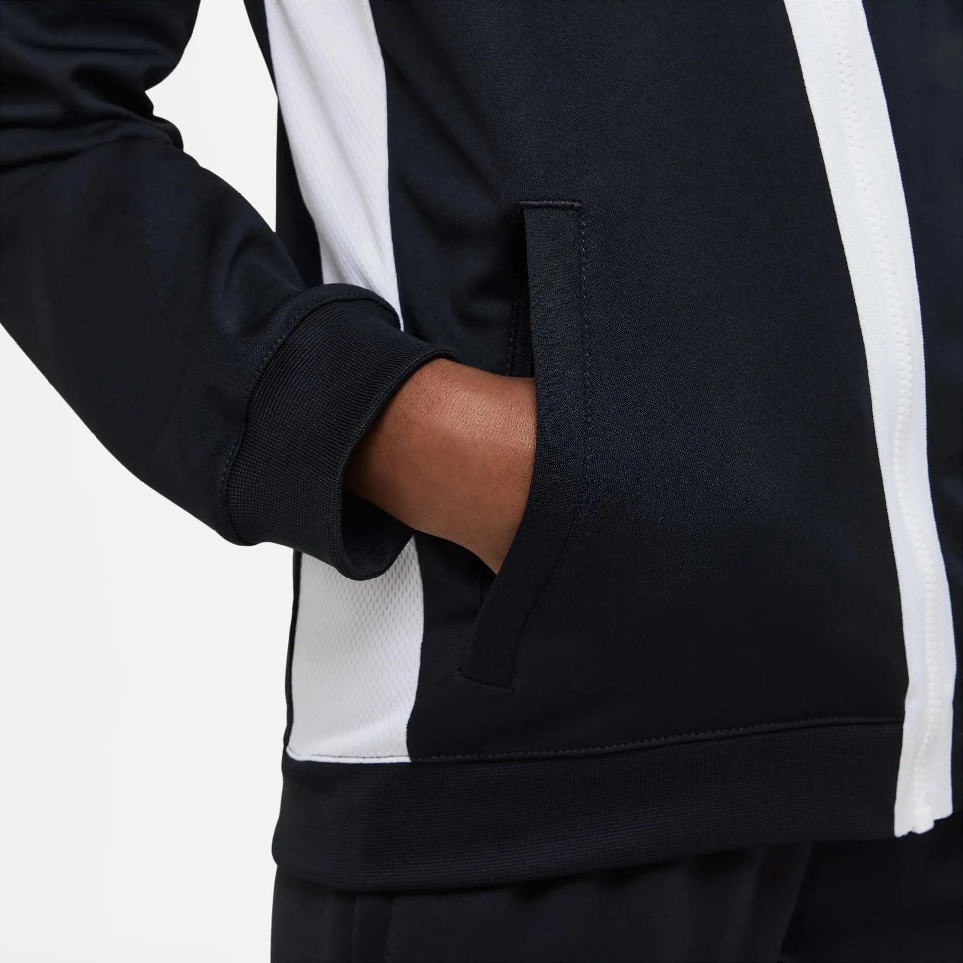 Nike Youth Academy 23 Knit Jacket Black White (Detail 2)