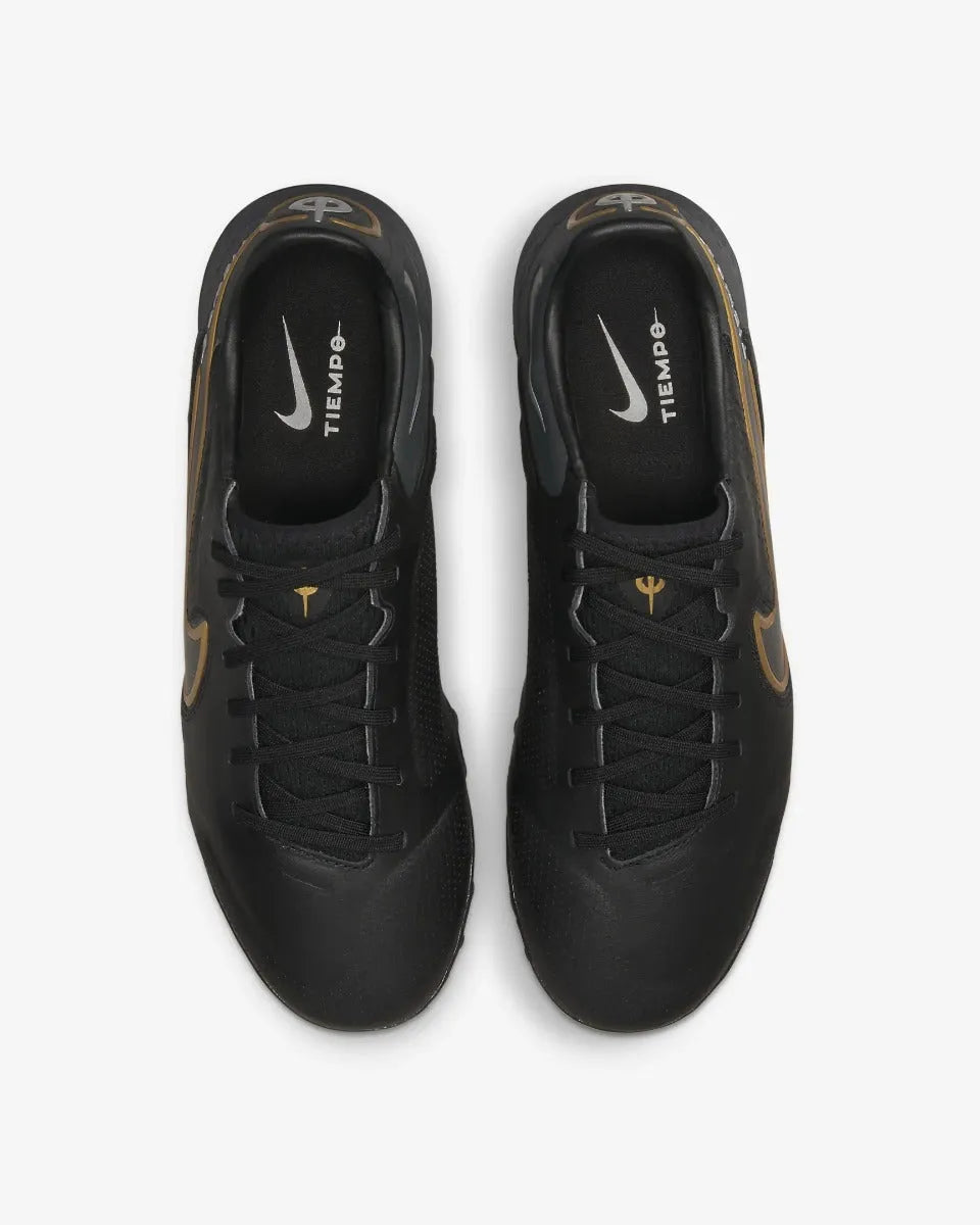Nike React Legend 9 Pro Turf - Black-Dark Grey-Gold (Pair - Top)