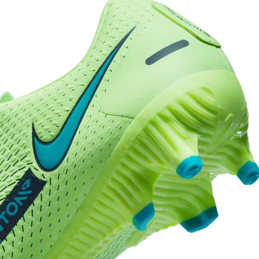 Nike Phantom GT Academy FG-MG - Lime Glow-Aquamarine (Detail 2)