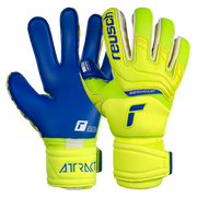 Reusch Attrakt Duo Ortho-Tec Goalkeeper Gloves - Volt-Blue (Pair)