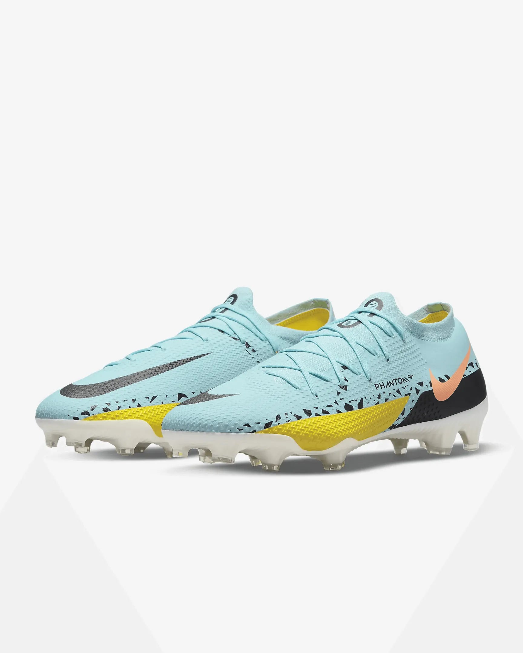 Nike Phantom GT2 Pro FG - Glacier Ice-Black (Pair - Diagonal)
