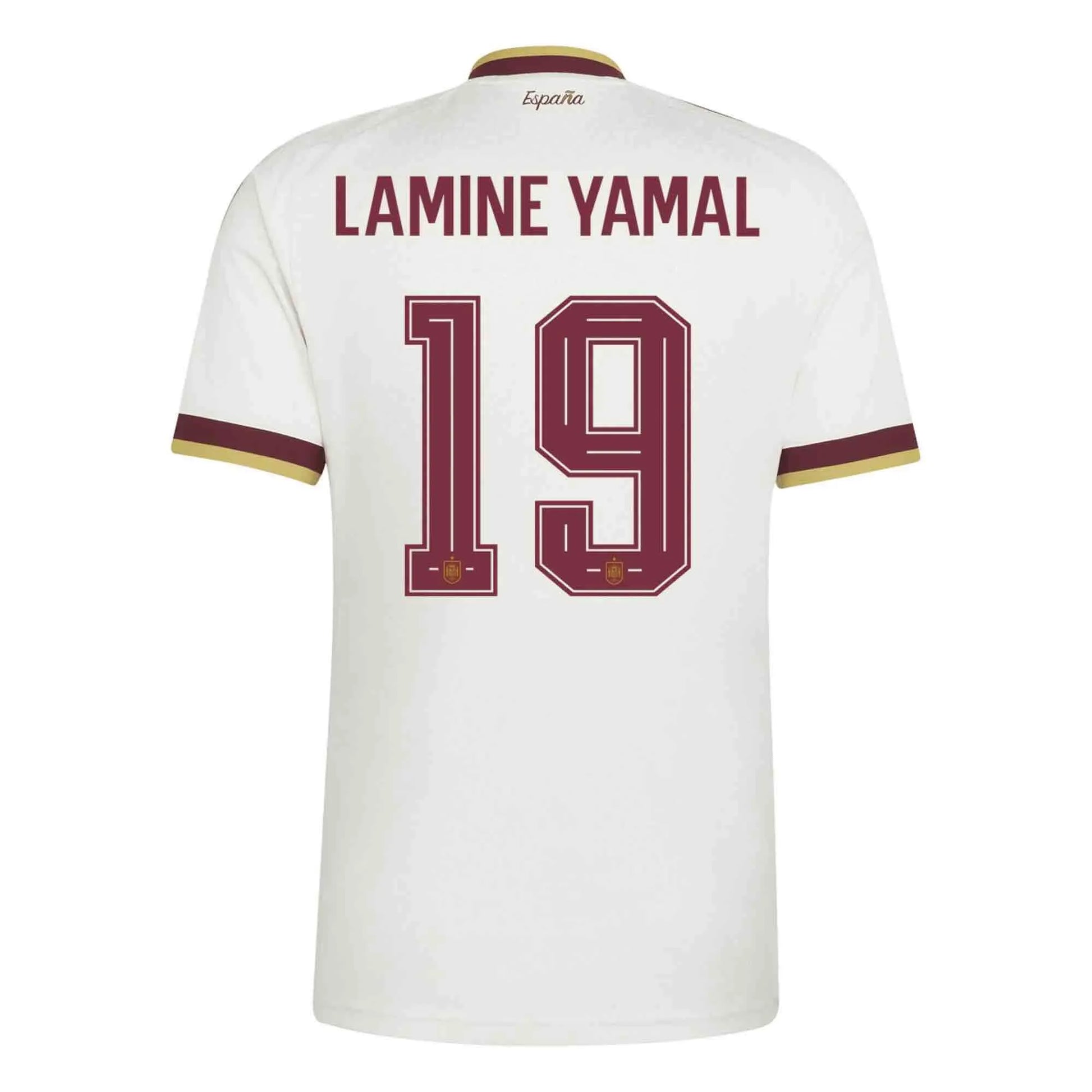 adidas 2026 Spain Men's Stadium Away Soccer Jersey (Lamine Yamal)