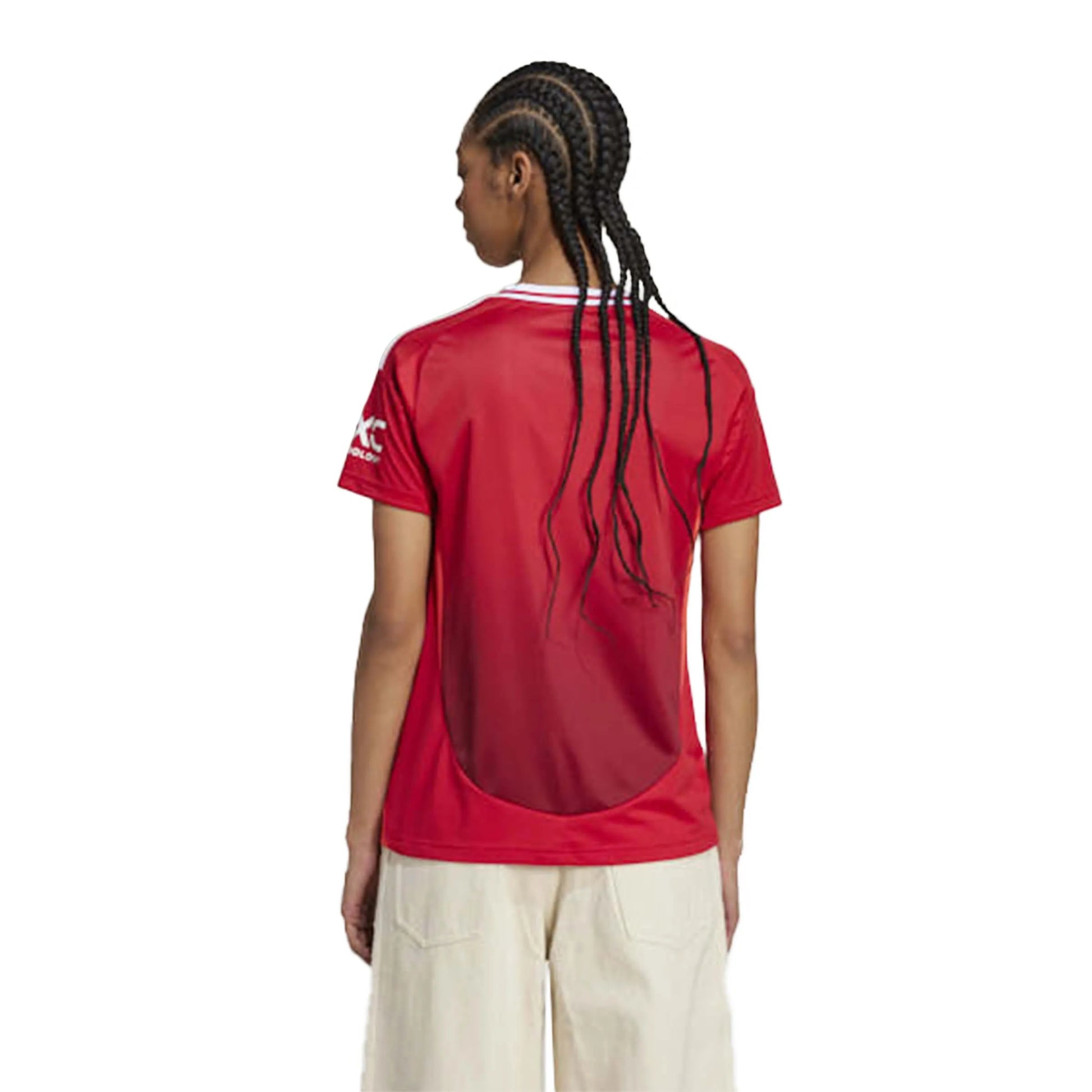 adidas 2024-25 Manchester United Women's Stadium Home Jersey (Model - Back)
