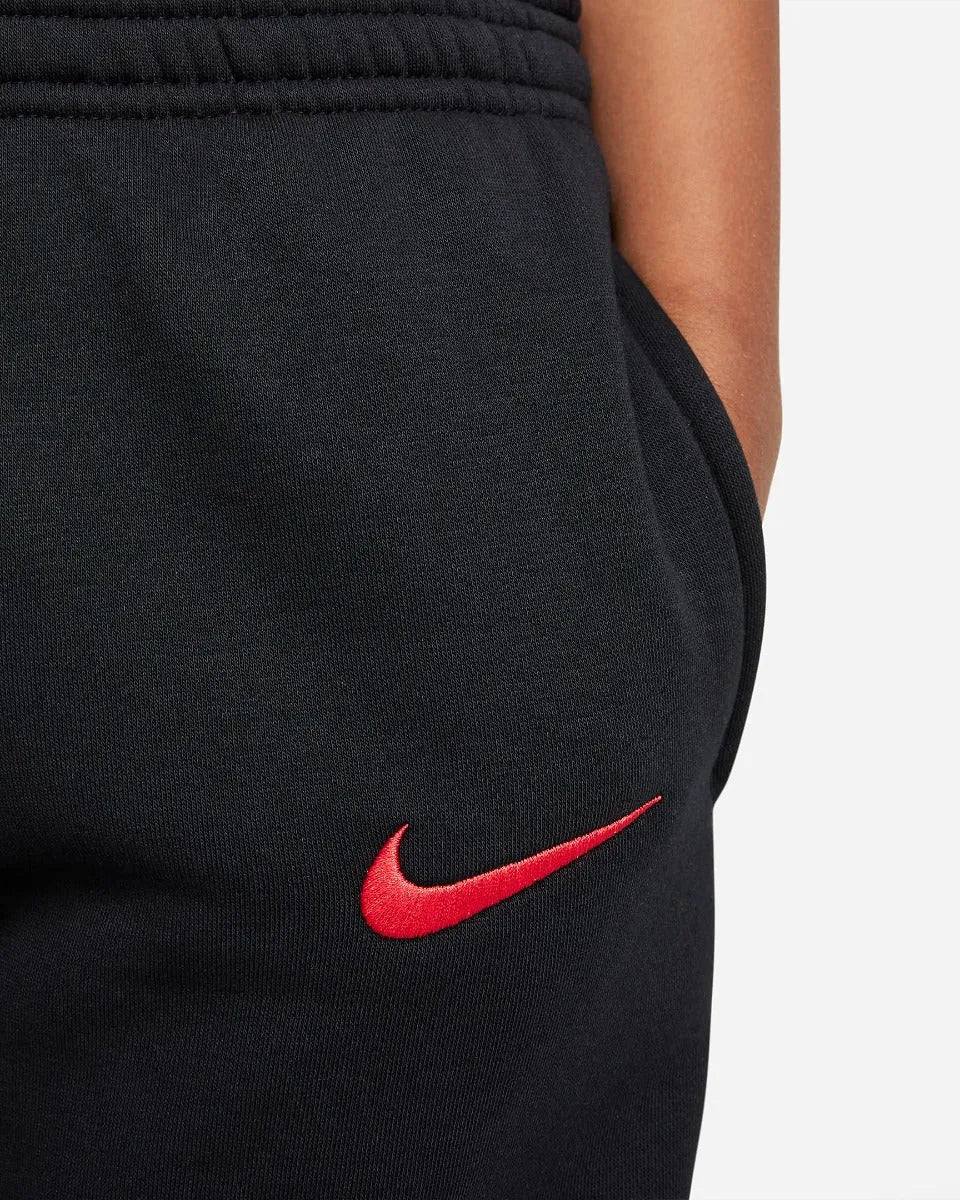 Nike 2022 PSG Youth GFA Fleece Pants - Black-Red (Detail 3)