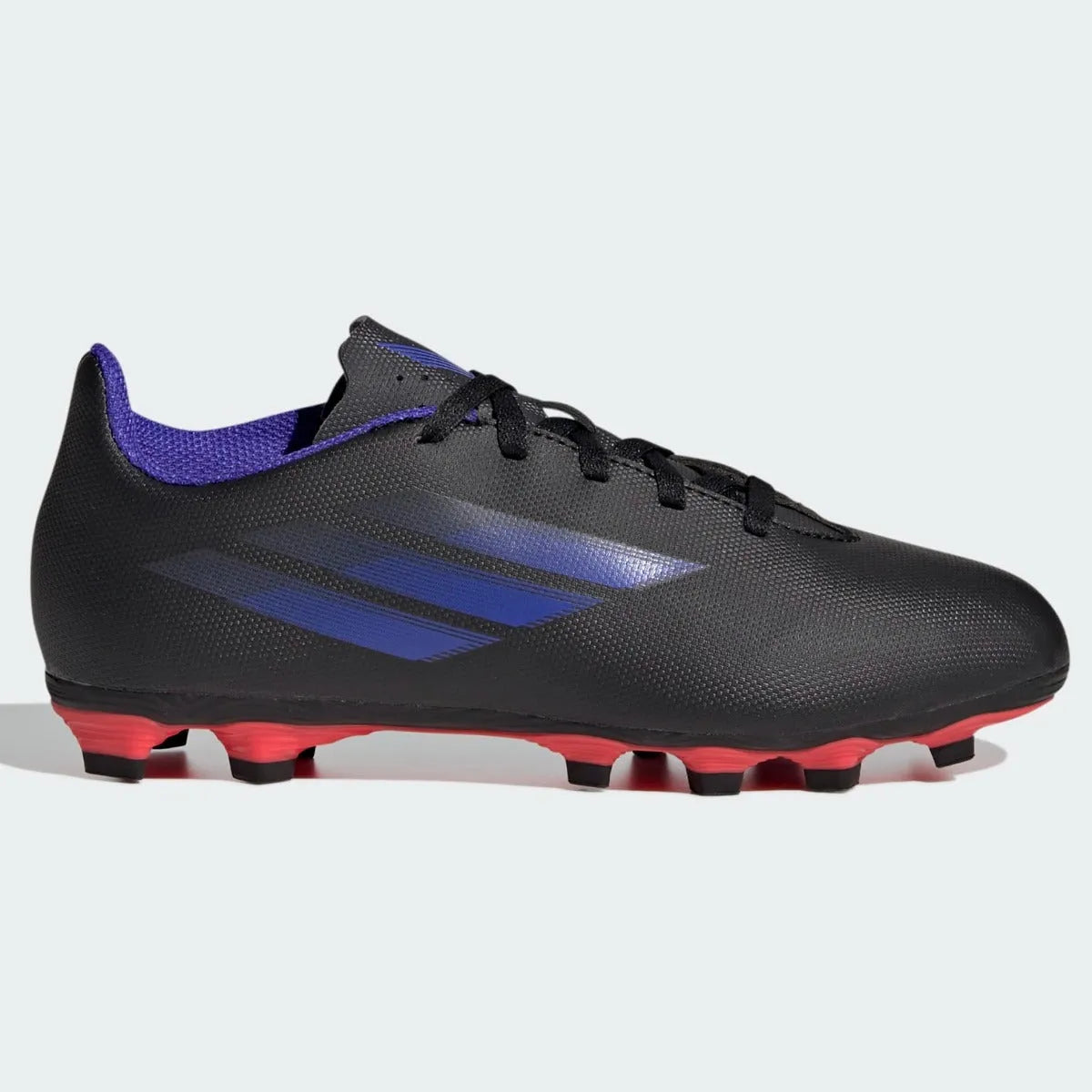 Adidas JR X Speedflow .4 FxG - Black-Sonic Ink (Side 1)