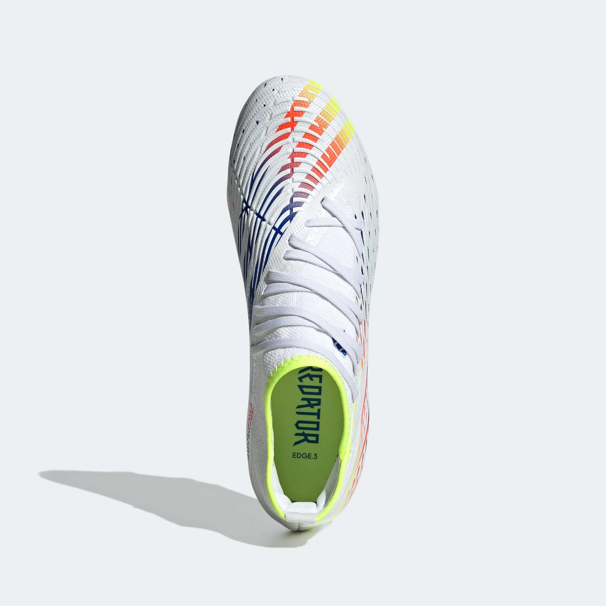 adidas Predator Edge.3 FG - White-Yellow-Blue (Top)