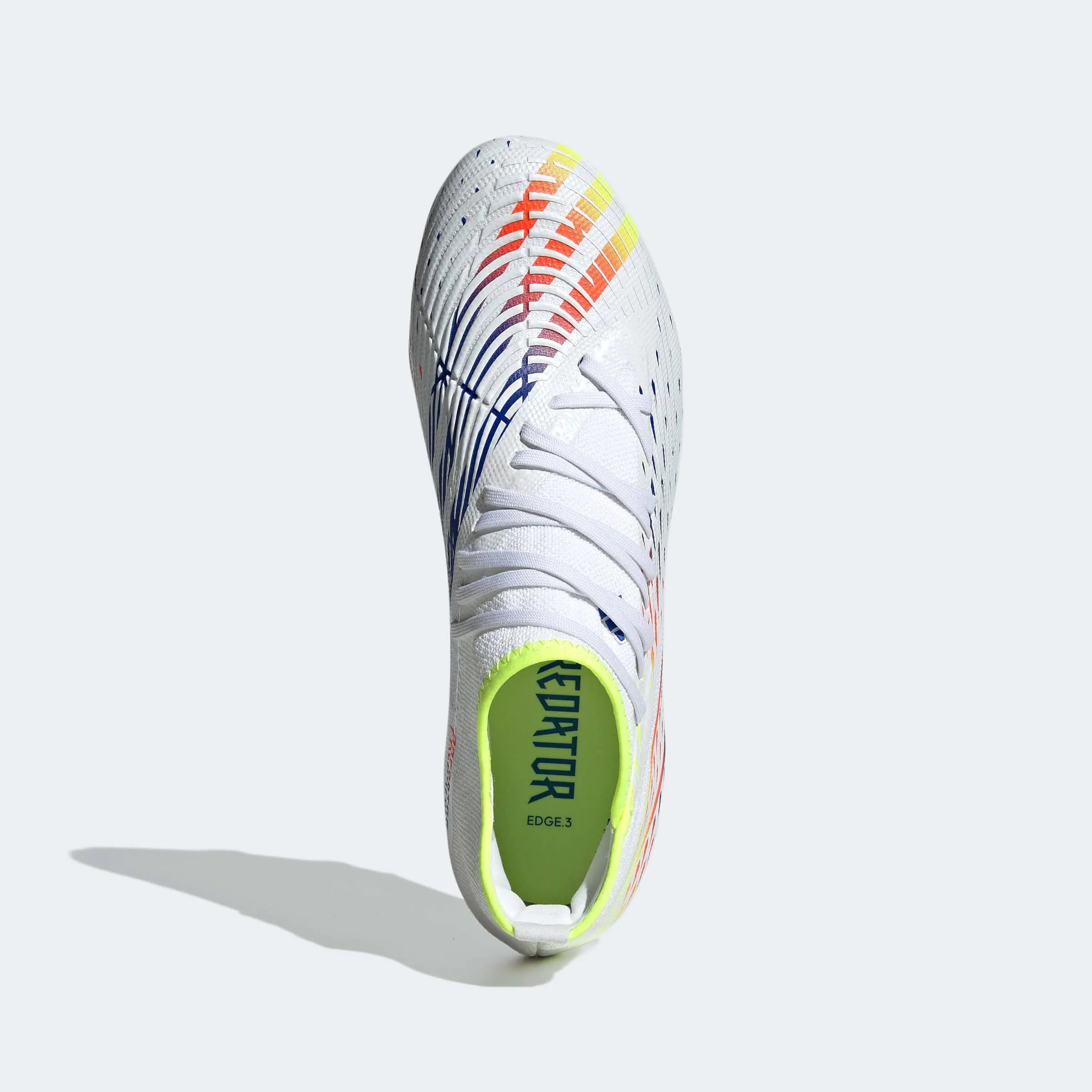 adidas Predator Edge.3 FG - White-Yellow-Blue (Top)