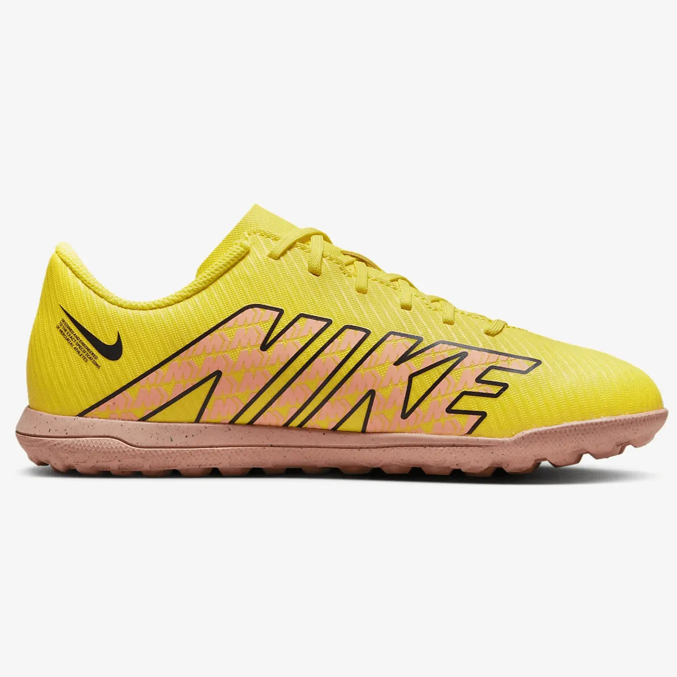 Nike Jr Vapor 15 Club Turf - Yellow Strike-Sunset Glow (Side 2)