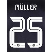 Bayern Munich 2020/21 Third Muller #25 Jersey Name Set