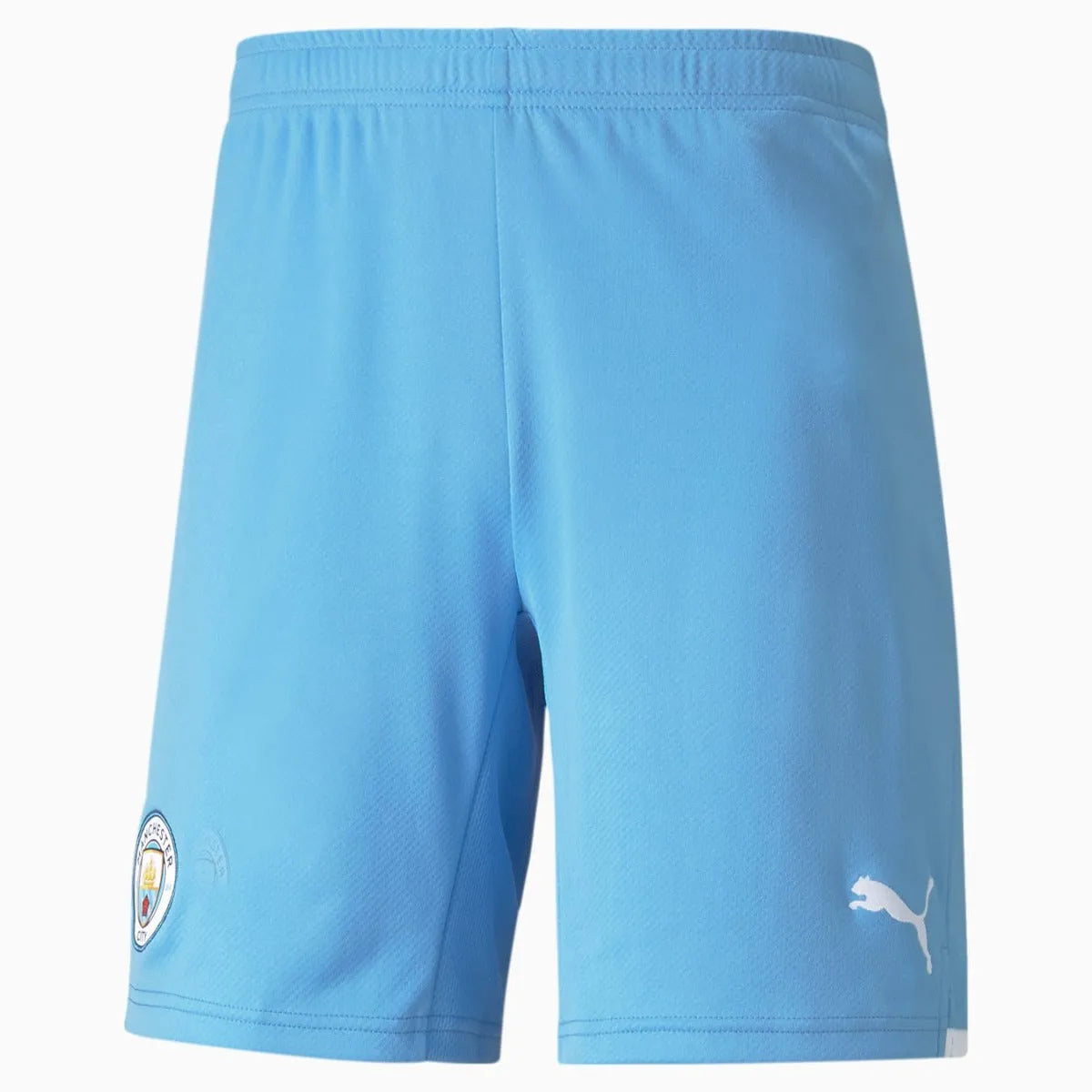 Puma 2021-22 Manchester City  Men's Shorts - Light Blue (Front)