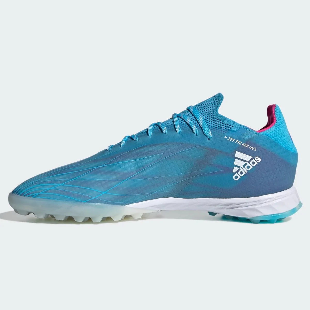 Adidas X Speedflow .1 TF - Sky Rush-Shock Pink (Side 2)