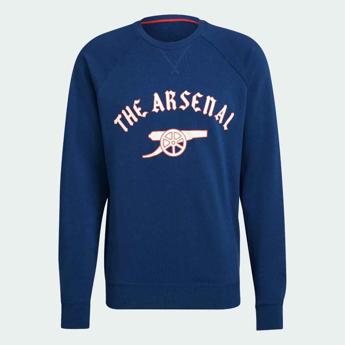 Adidas 2021-22 Arsenal Graphic Crew Sweatshirt - Mystery Blue (Front)