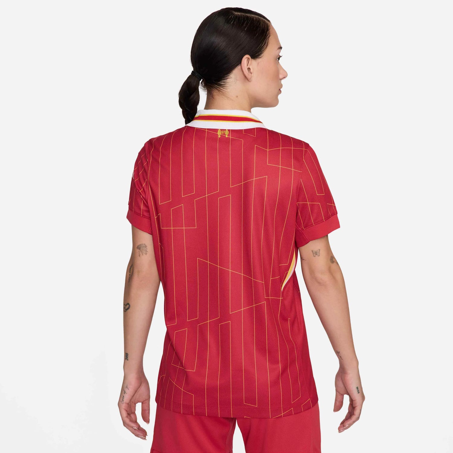Nike 2024-25 Liverpool Women's Stadium Home Jersey (Model - Back)