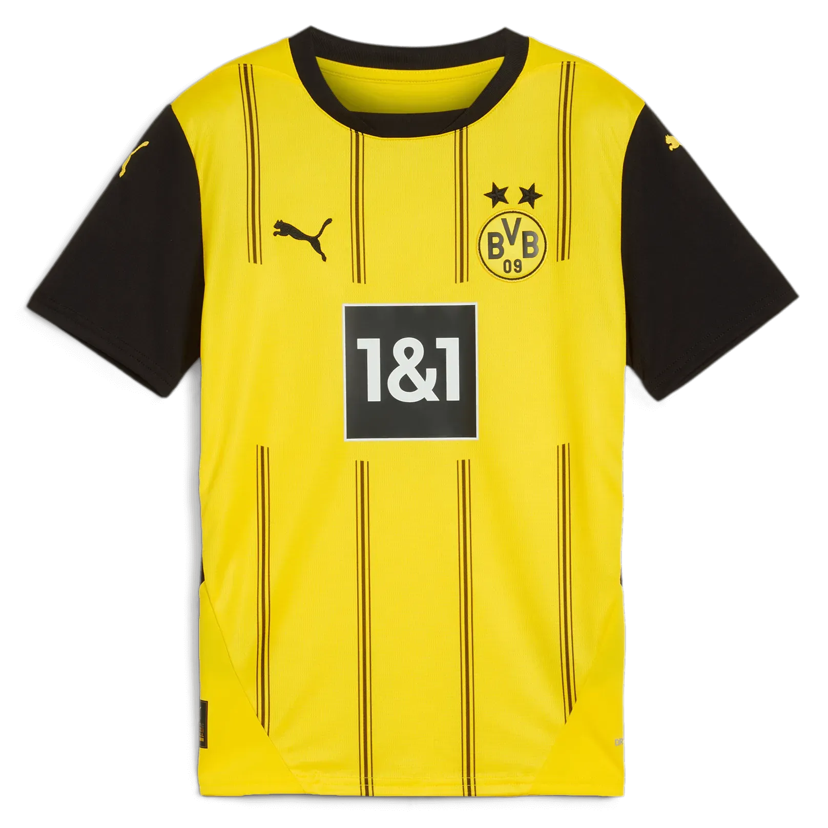 Puma 2024-25 Borussia Dortmund Youth Stadium Home Jersey (Front)