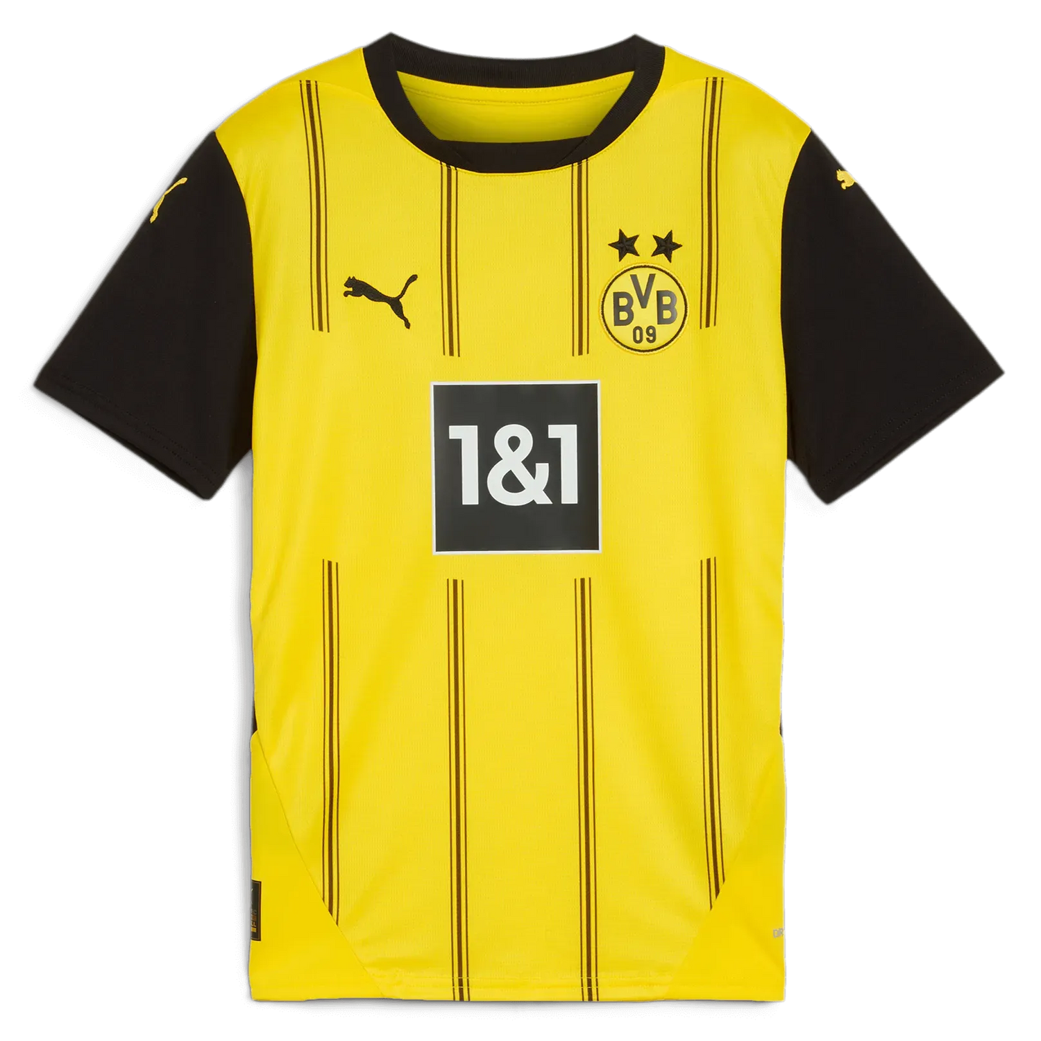 Puma 2024-25 Borussia Dortmund Youth Stadium Home Jersey (Front)