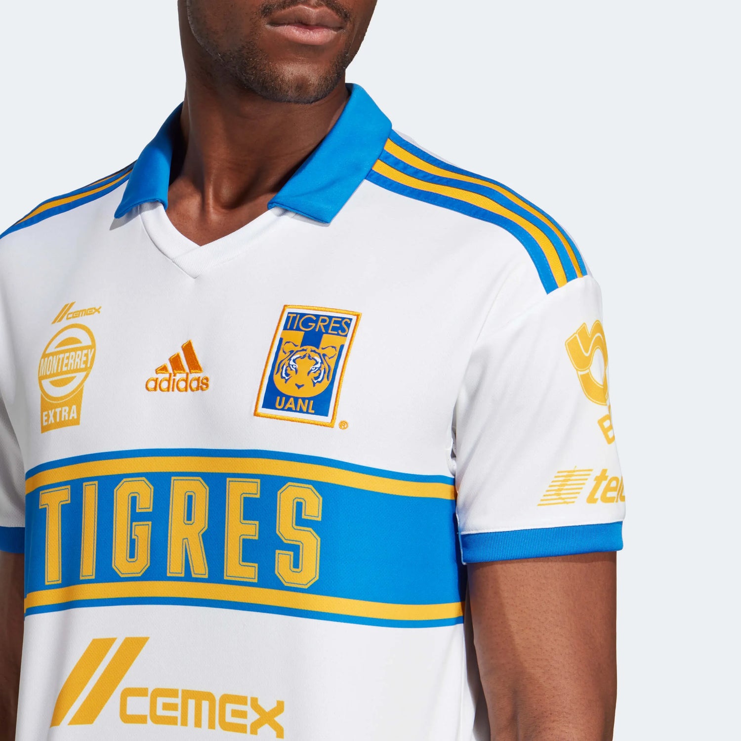 adidas 2023-24 Tigres Third Jersey - White (Detail 1)