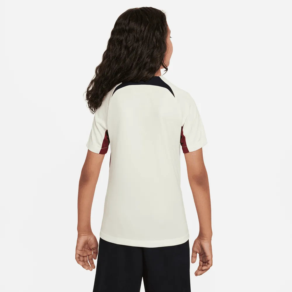 Nike 2023-24 PSG Youth Dri-Fit Knit Top (Model - Back)