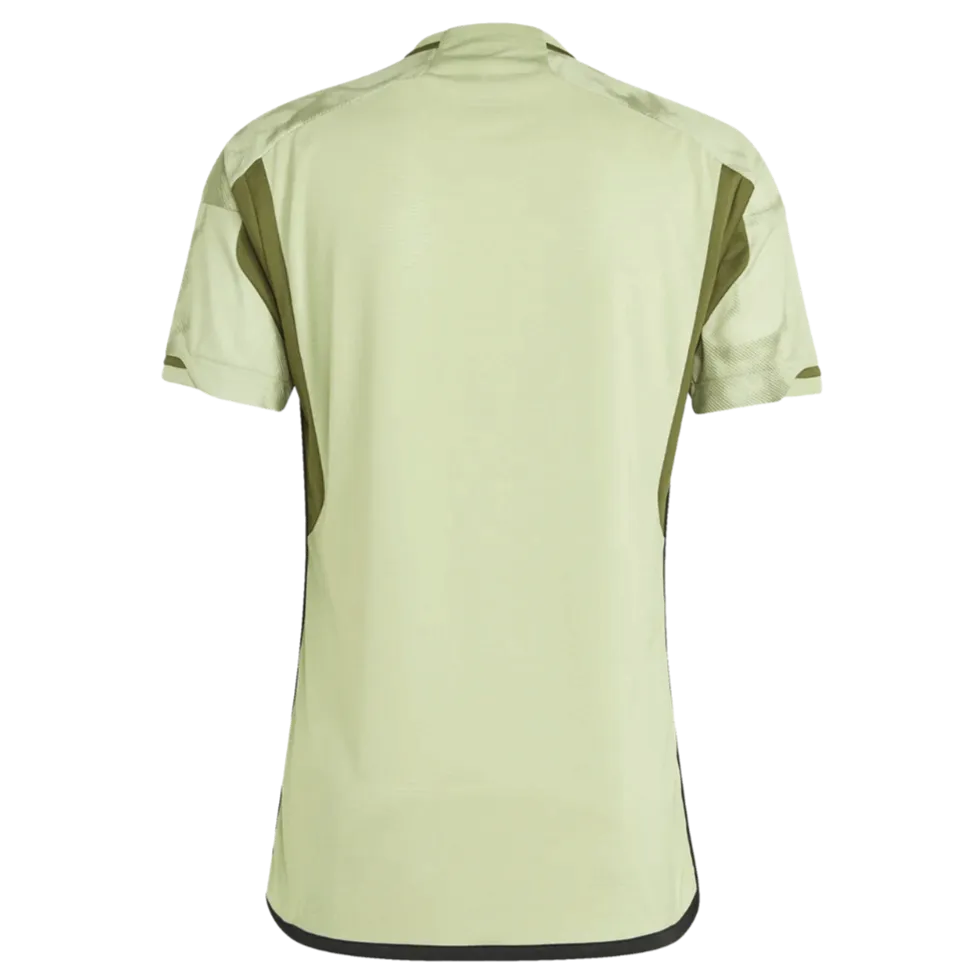 adidas 2023-24 LAFC Authentic Away Jersey - Magic Lime-Tent Green (Back)