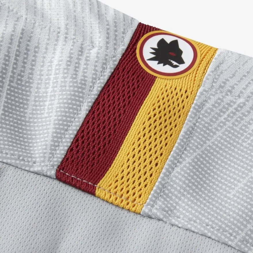 Nike 2018-19 Roma Youth Away Jersey-Grey