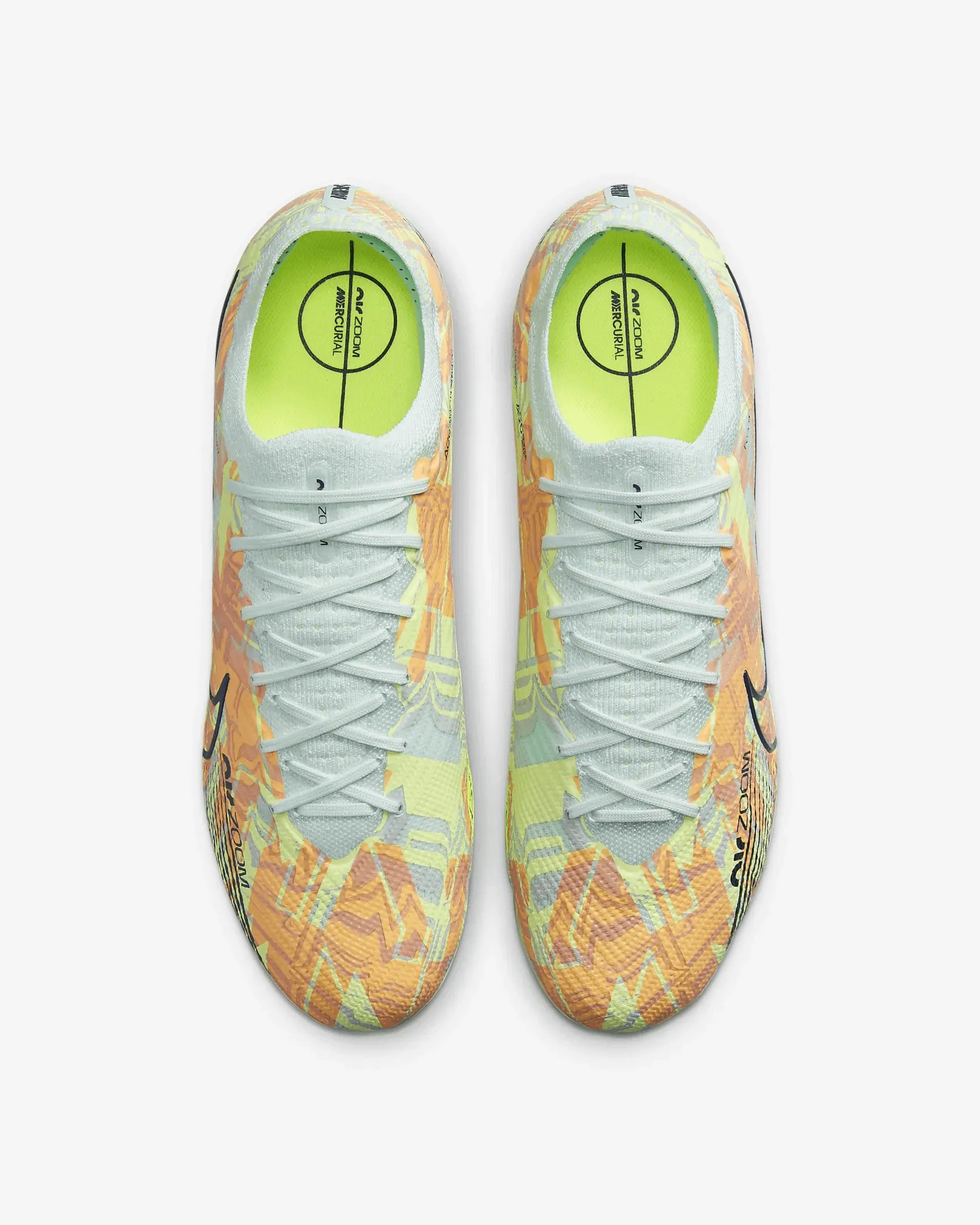 Nike Zoom Vapor 15 Elite FG - Barely Green-Blackened Blue (Pair - Top)