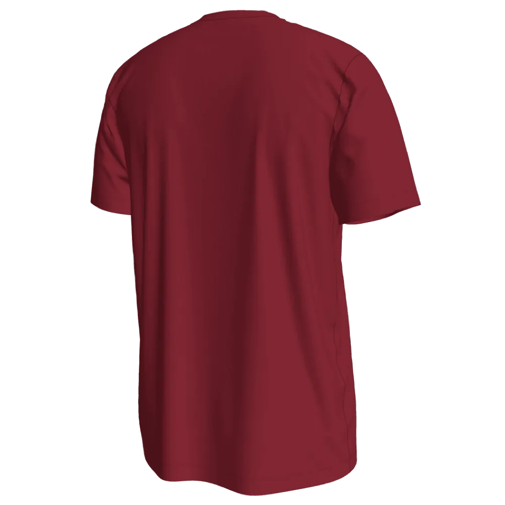 Nike 2022-23 Portugal WC Crest Tee - Red (Back)