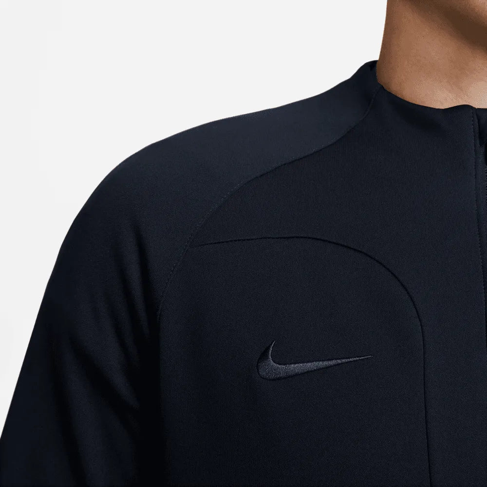 Nike 2022-23 FC Barcelona Academy Pro Anthem Jacket - Navy (Detail 3)