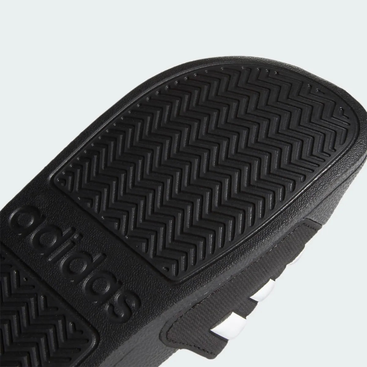 Adidas Youth Adilette Shower Sandal - Black-White (Detail 2)