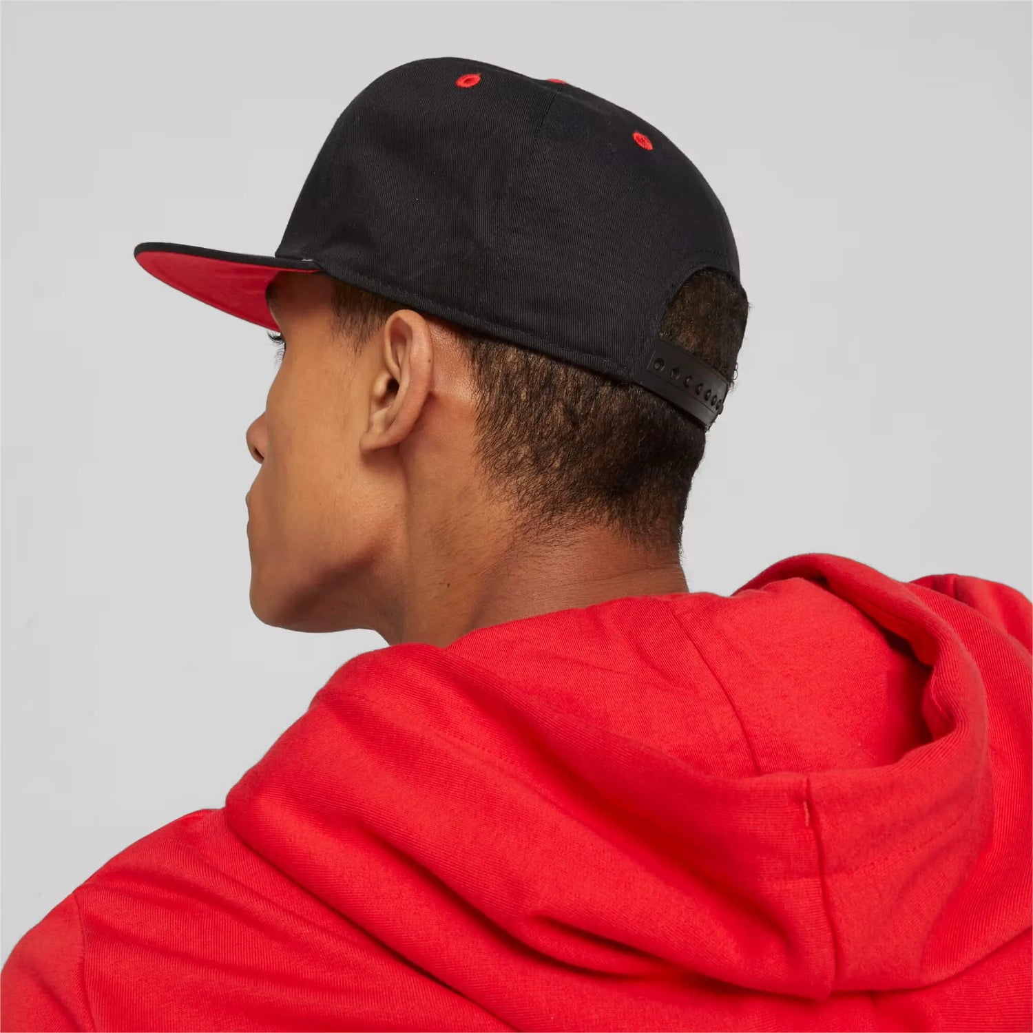 Puma 2023-24 AC Milan Fan Flatbrim Cap (Model - Back)