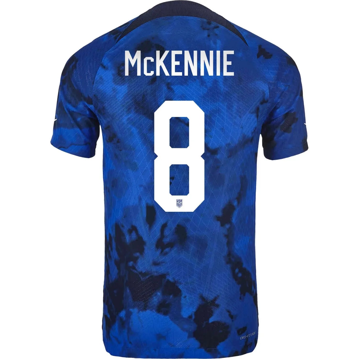Nike 2022-23 USA Away Vapor Match Authentic Jersey Bright Blue