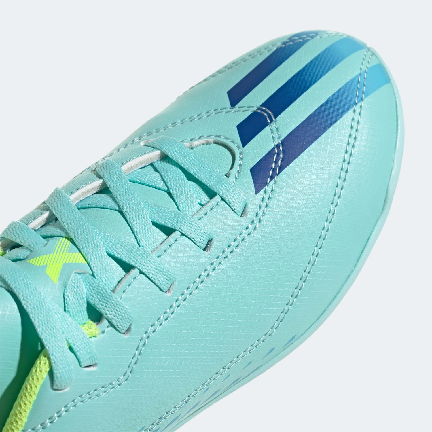 adidas Kids X Speedportal.4 Indoor J - Aqua-Blue-Yellow (Detail 1)