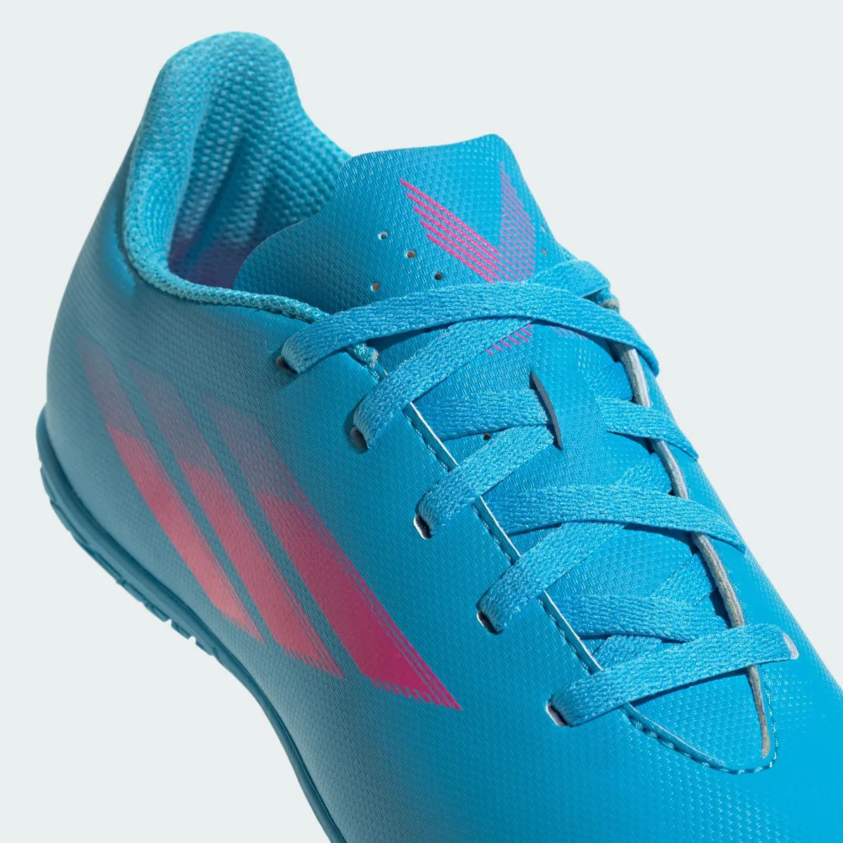 adidas Kids X Speedflow .4 Indoor - Sky Rush-Shock Pink (Detail 1)
