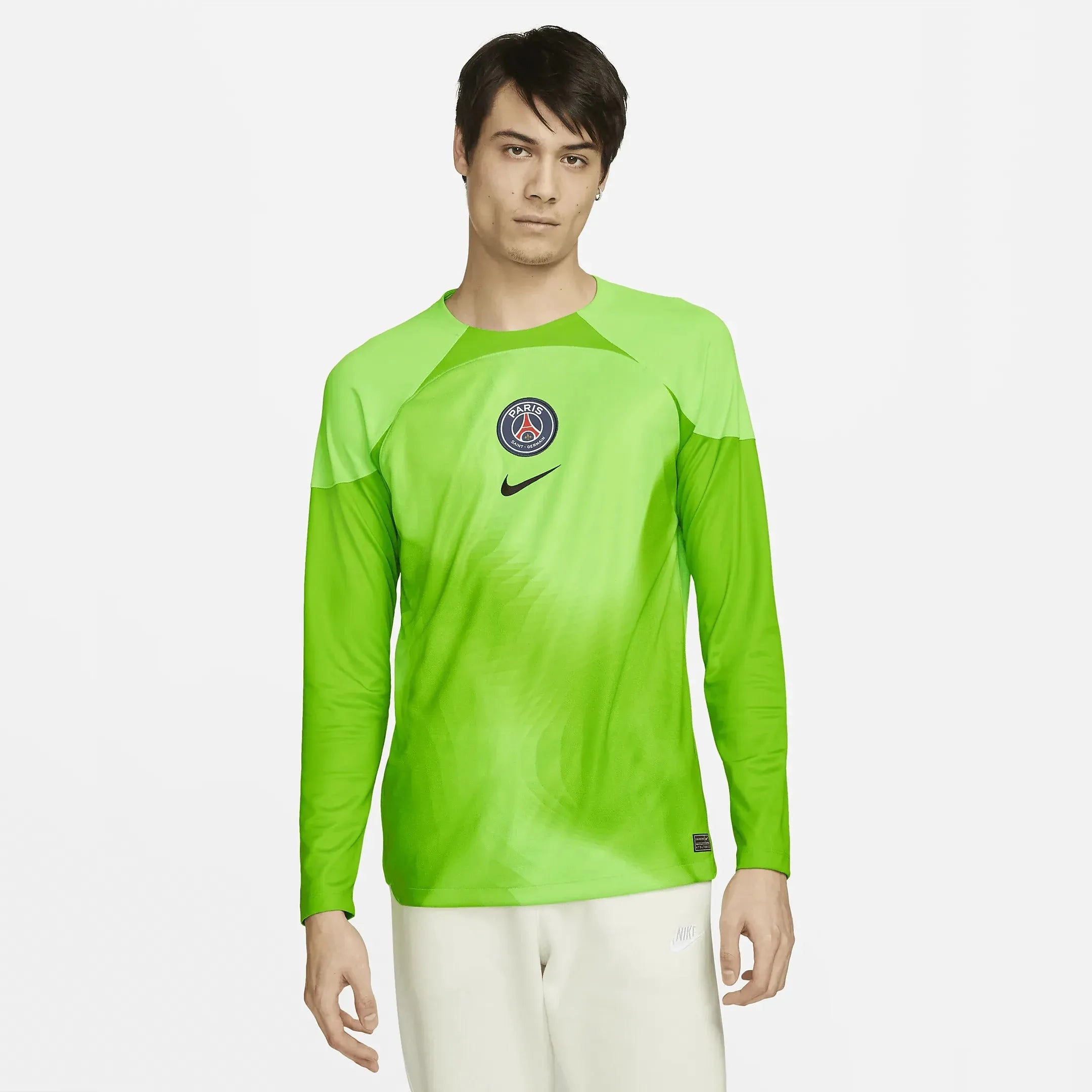 Nike 2022-23 PSG Men's Stadium Home Goalkeeper Jersey (Model - Front)