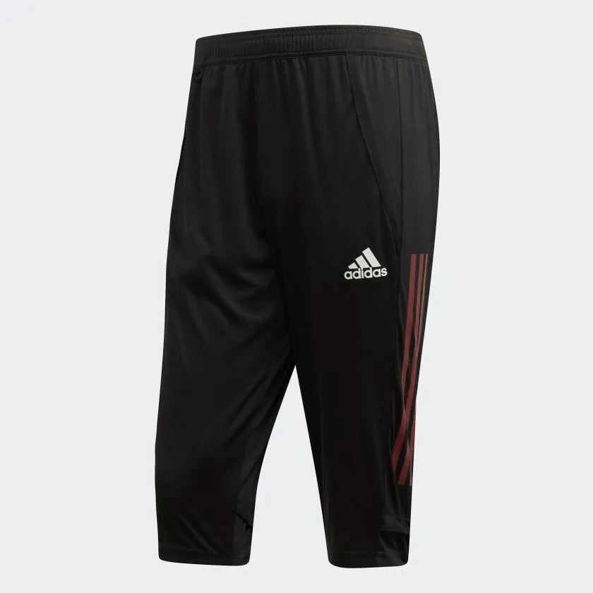 adidas 2020-21 Mexico Three-Quarter Pants - Black-Maroon