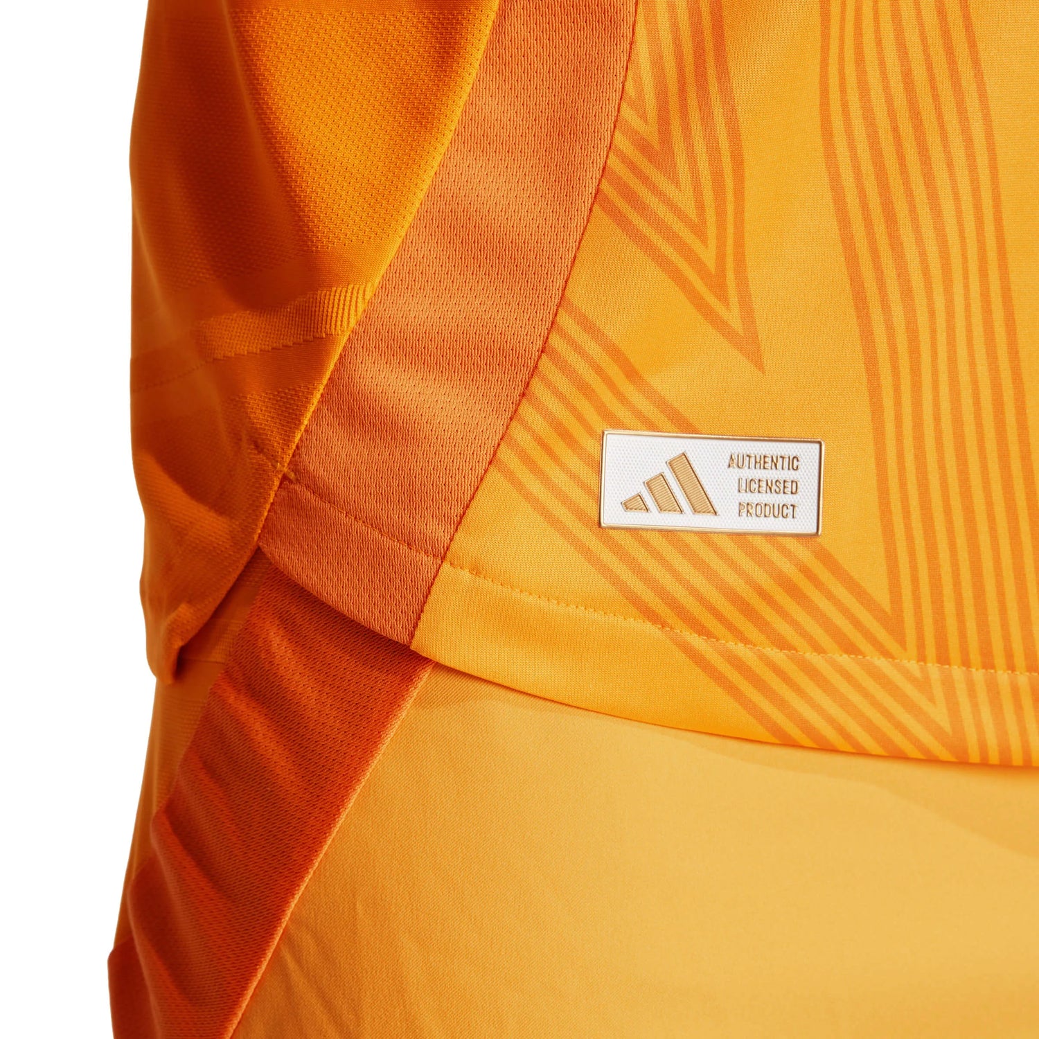 adidas 2024-25 Real Madrid Men's Authentic Away Jersey Crew Orange (Detail 2)