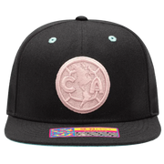 FI Collection Club America Ice Cream Snapback Hat - Black (Front)