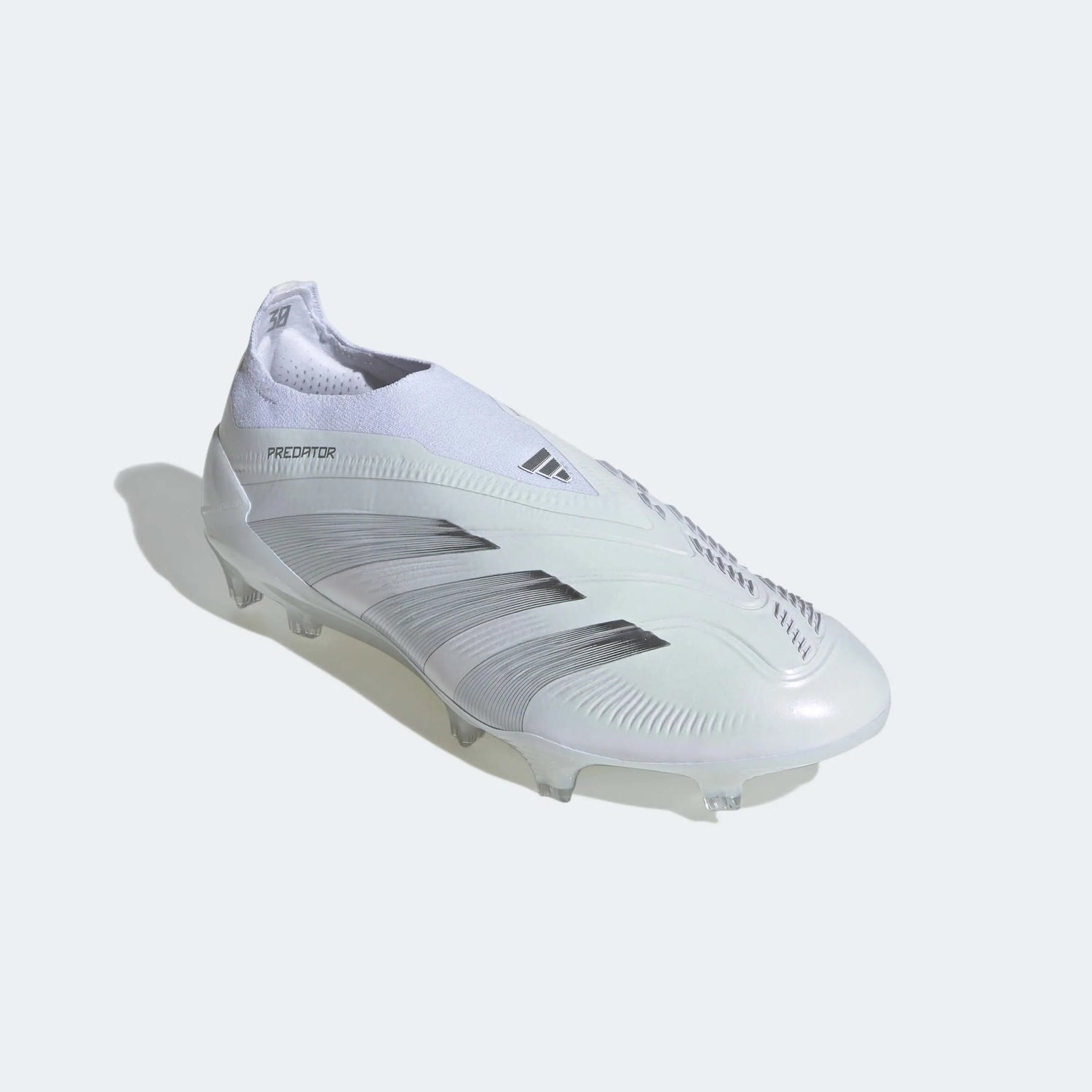 Adidas predator white laceless on sale