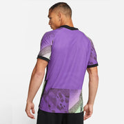 Nike 2021-22 Tottenham Third ADV Match Jersey - Wild Berry-Black-White (Model - Back)