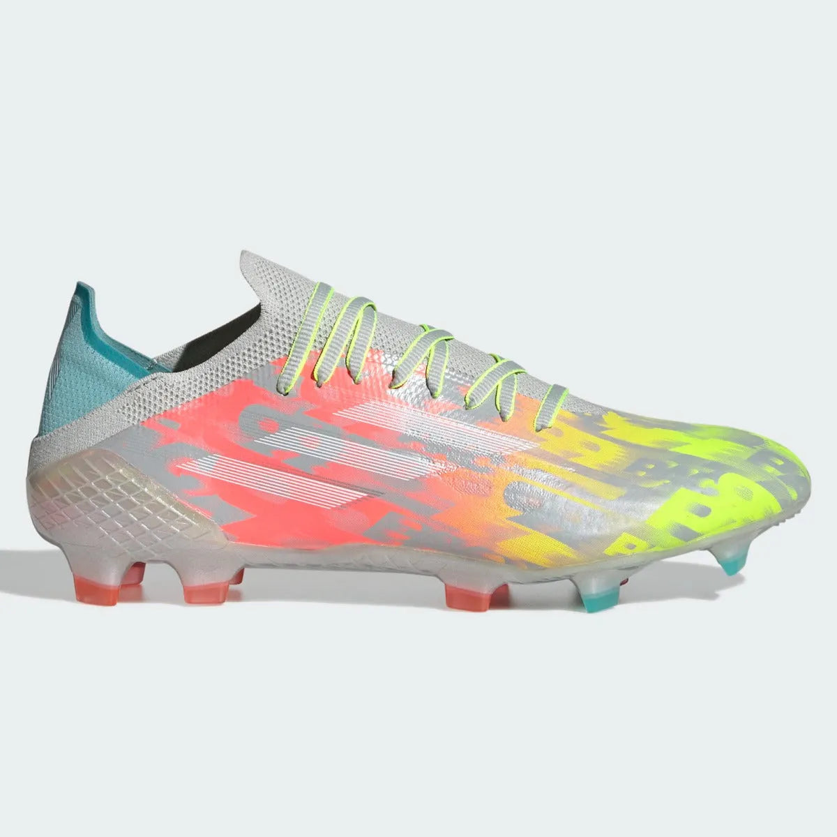 Adidas X Speedflow .1 FG - Clear Onix-White-Solar Yellow (Side 1)