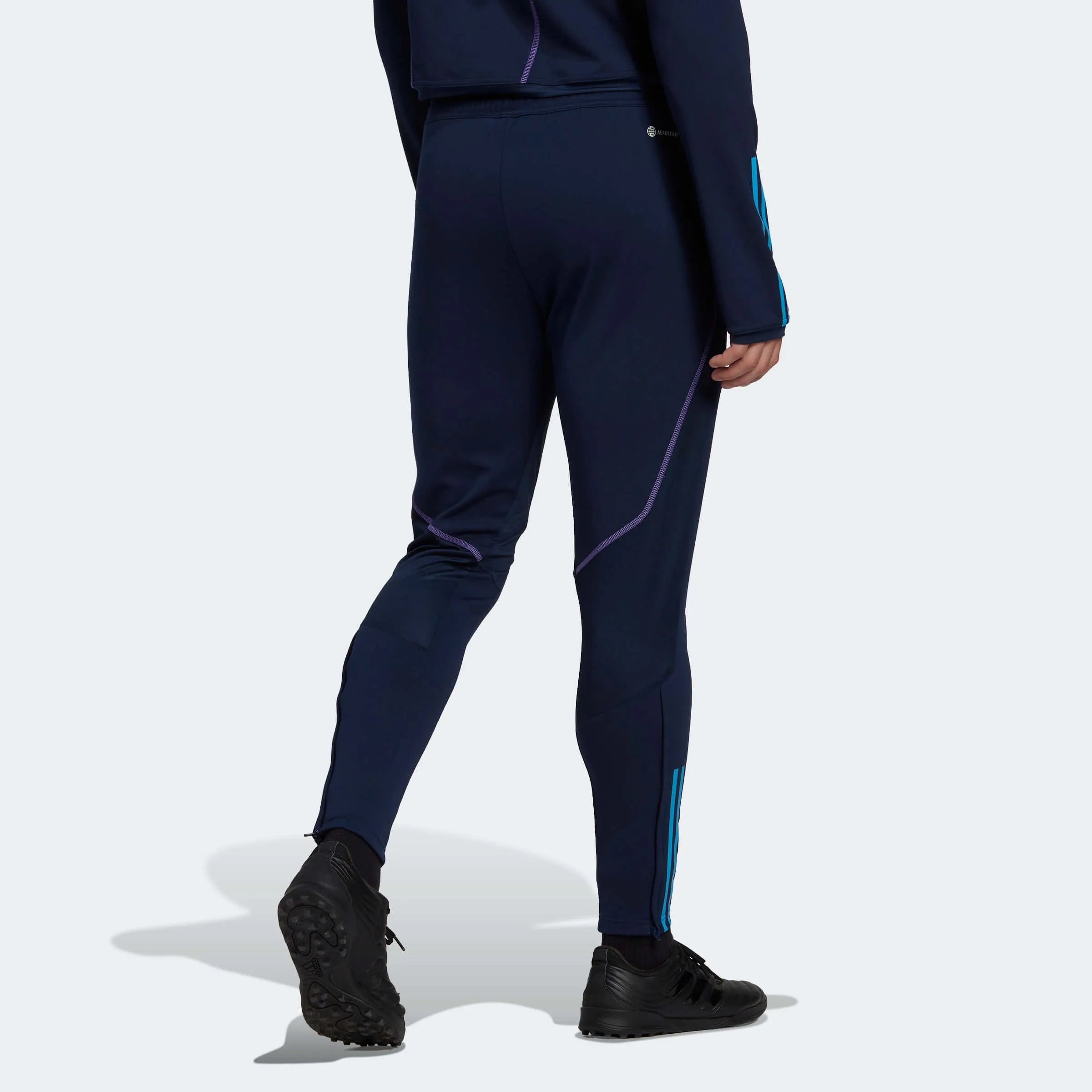 adidas 2022-23 Argentina Training Pants Night Indigo (Model - Back)