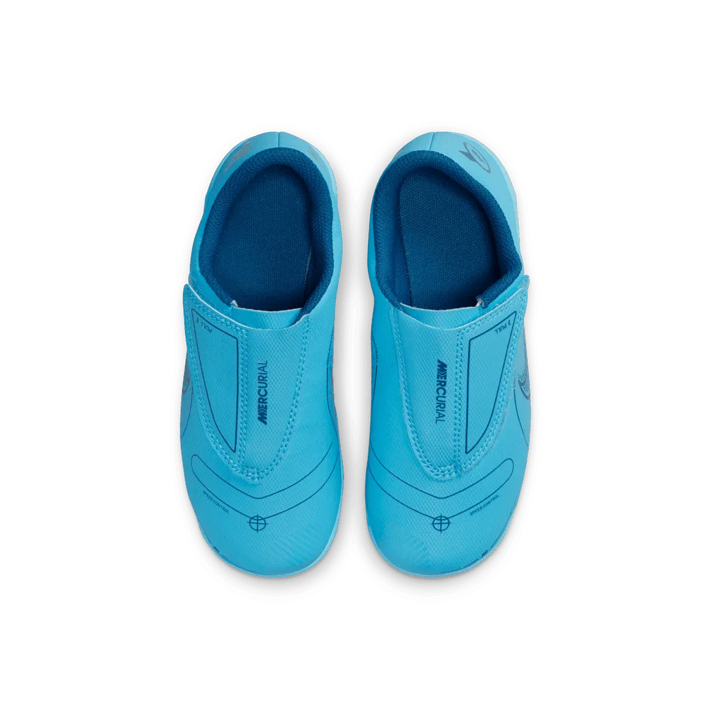 Nike Kids Mercurial Vapor 14 Club FG-MG - Chlorine Blue-Laser Orange (Pair - Top)