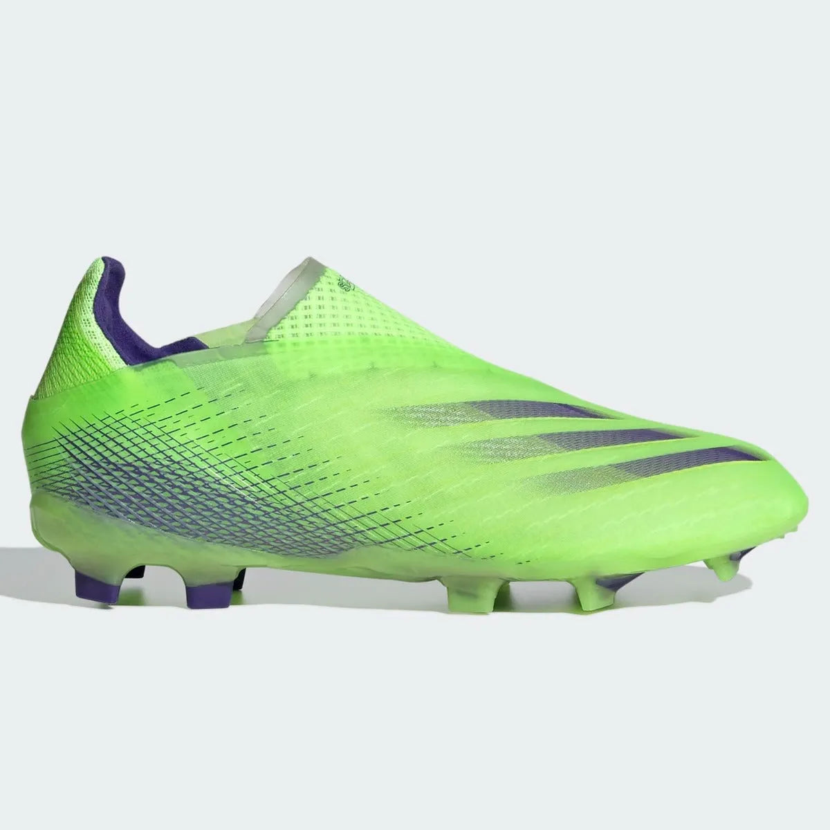 Adidas JR X Ghosted+ FG - Signal Green-Purple