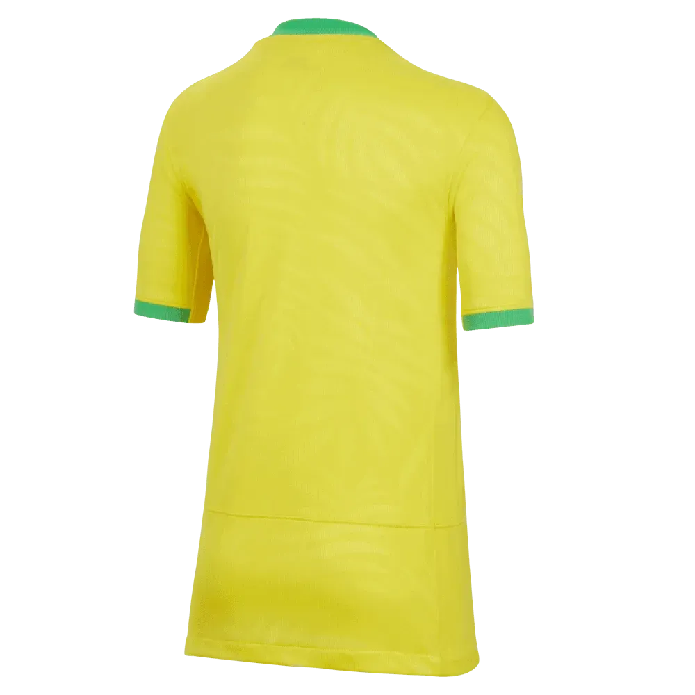 Nike 2023-24 Brazil Women's WC23 Youth Home Jersey (Back)