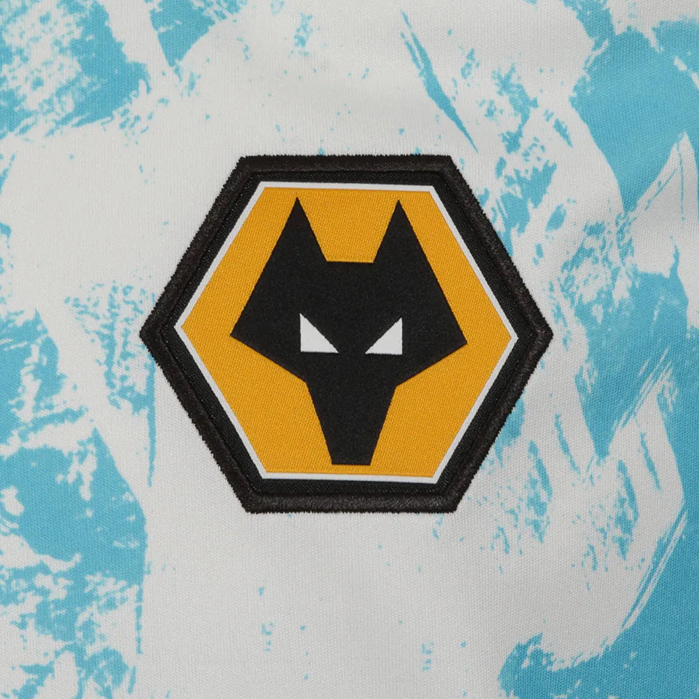 Adidas 2020-21 Wolverhampton Away Jersey - White-Bright Cyan