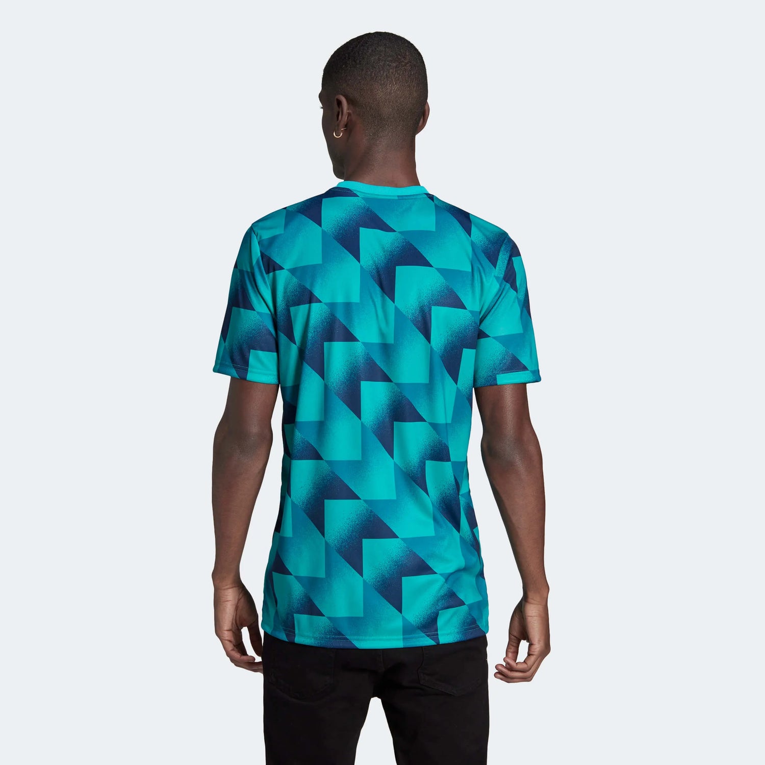 adidas 2022-23 Juventus Pre-Match Jersey - Aqua-Teal-Navy (Model - Back)