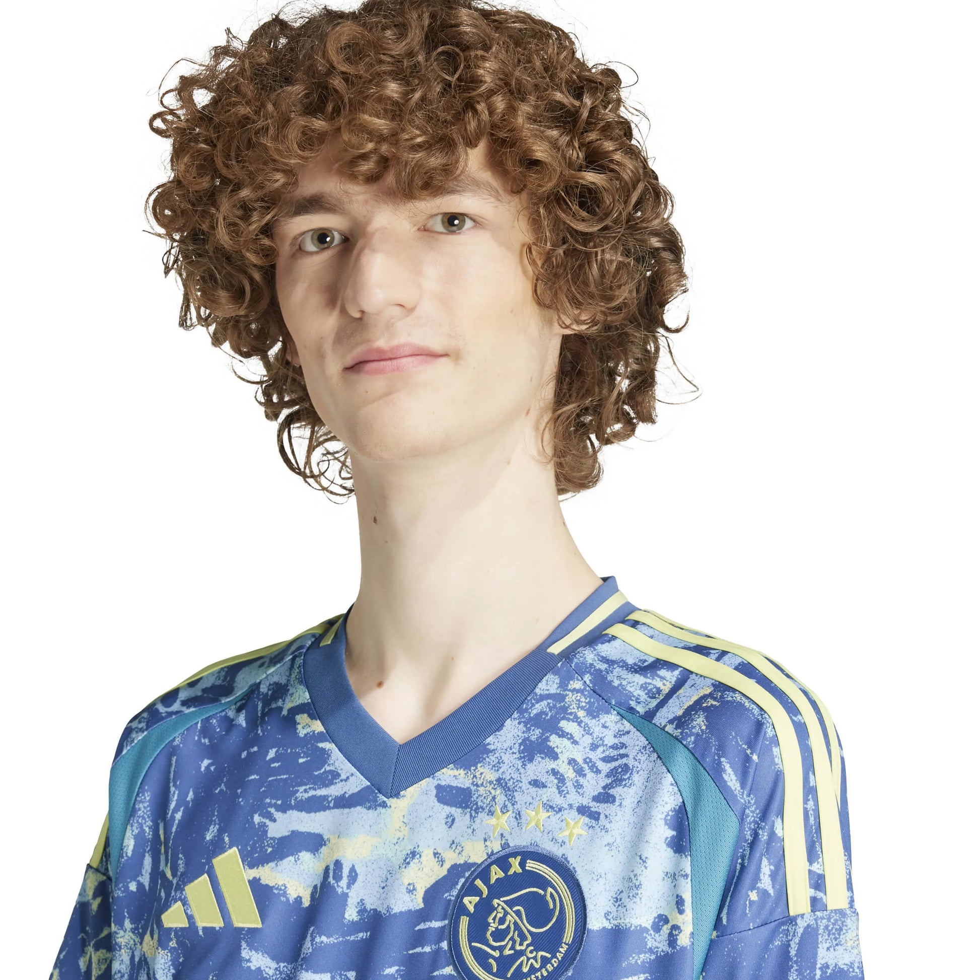adidas 2024-25 Ajax Men's Stadium Away Jersey (Detail 1)