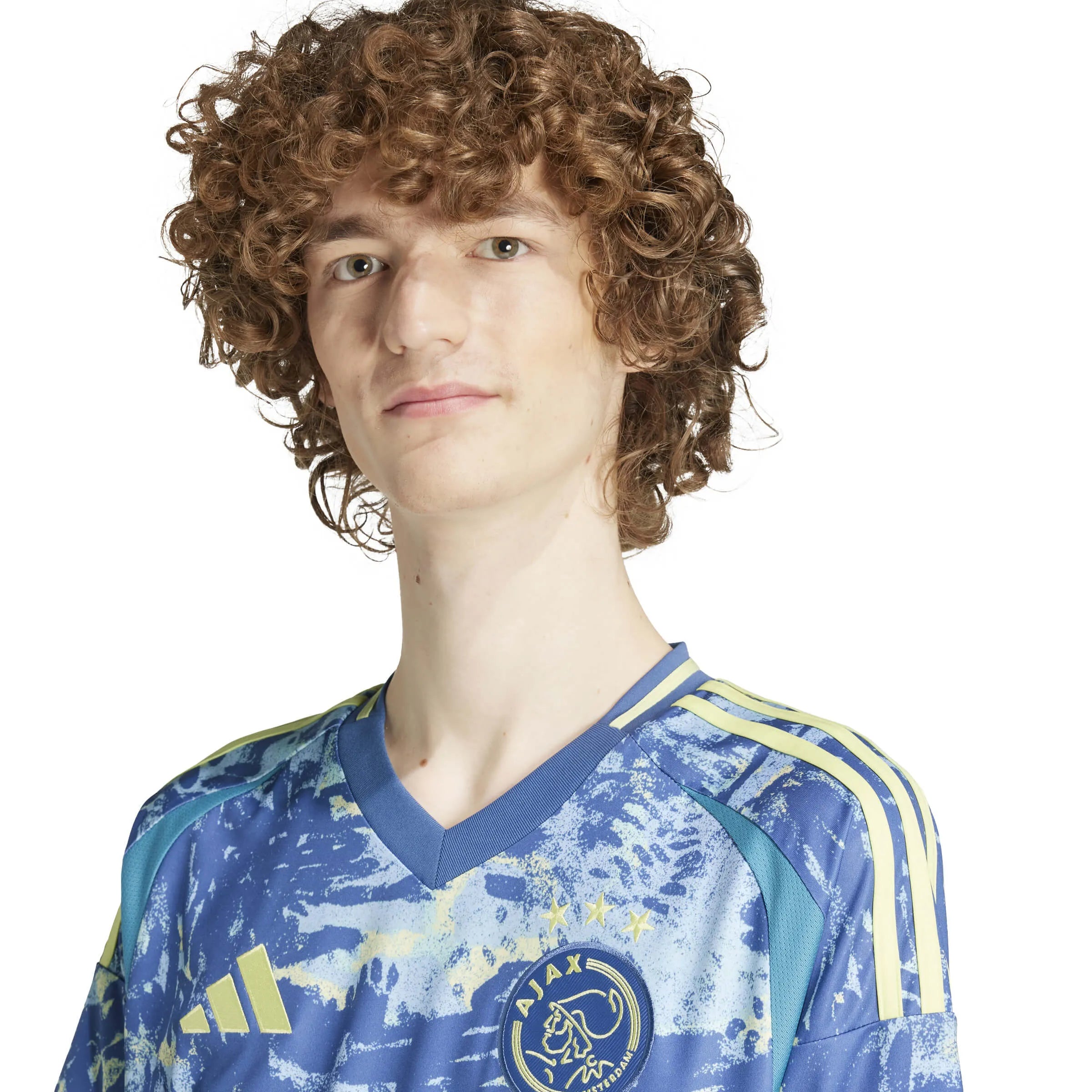adidas 2024-25 Ajax Men's Stadium Away Jersey (Detail 1)