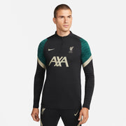 Nike 2022 Liverpool DF Strike Drill Top - Black-Mystic Stone (Model - Front)