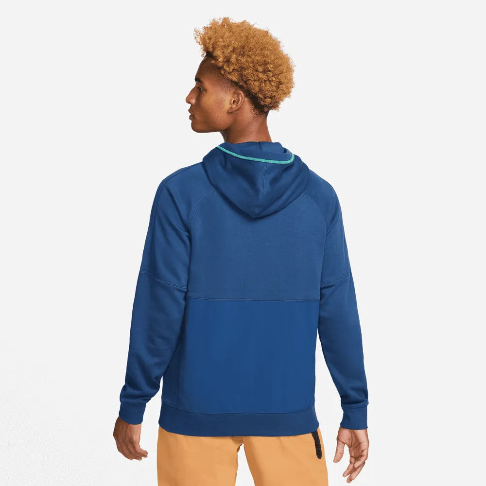 Nike 2022-23 Brazil Travel Hoodie (Model - Back)